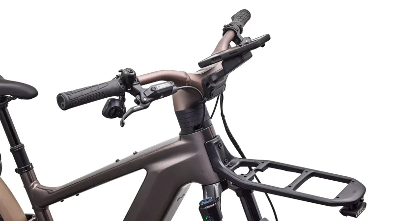 Specialized Vado 3 EVO 6.0 Electric Hybrid Bike 2027 in Gloss Warm Smoke Metallic/Satin Brushed Chrome-4