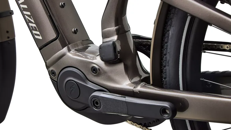 Specialized Vado 3 EVO 6.0 Electric Hybrid Bike 2027 in Gloss Warm Smoke Metallic/Satin Brushed Chrome-6