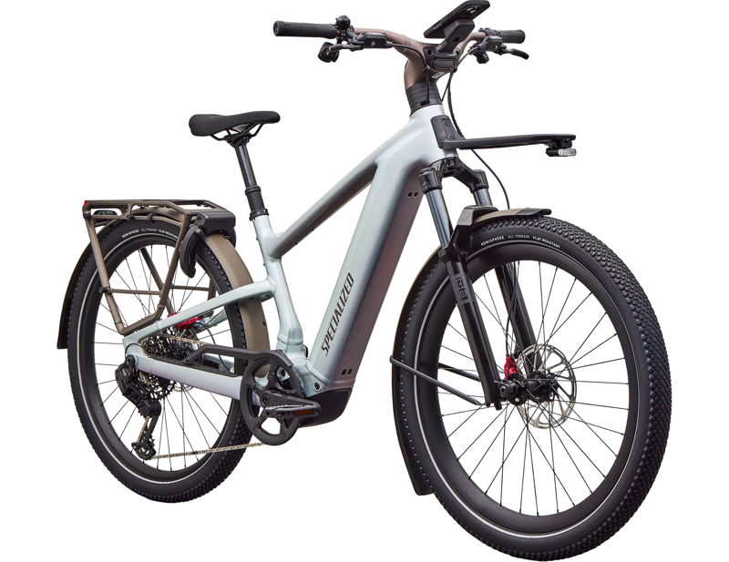 Specialized Vado 3 EVO 6.0 Electric Hybrid Bike 2027 in Gloss Agave Grey/Black Pearl-1