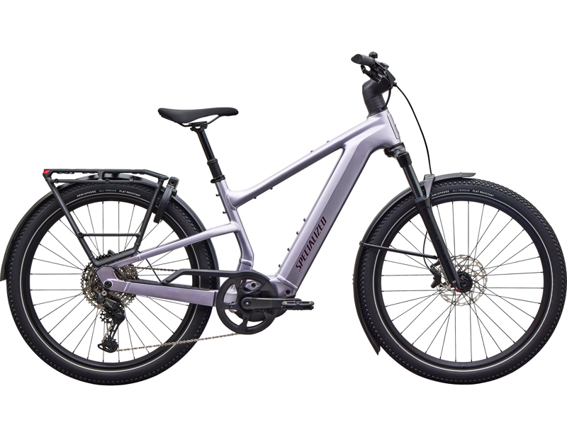 Specialized Vado 3 EVO 5.0 Electric Hybrid Bike 2027 in Gloss Amethyst Frost Metallic/Bordeaux Metallic