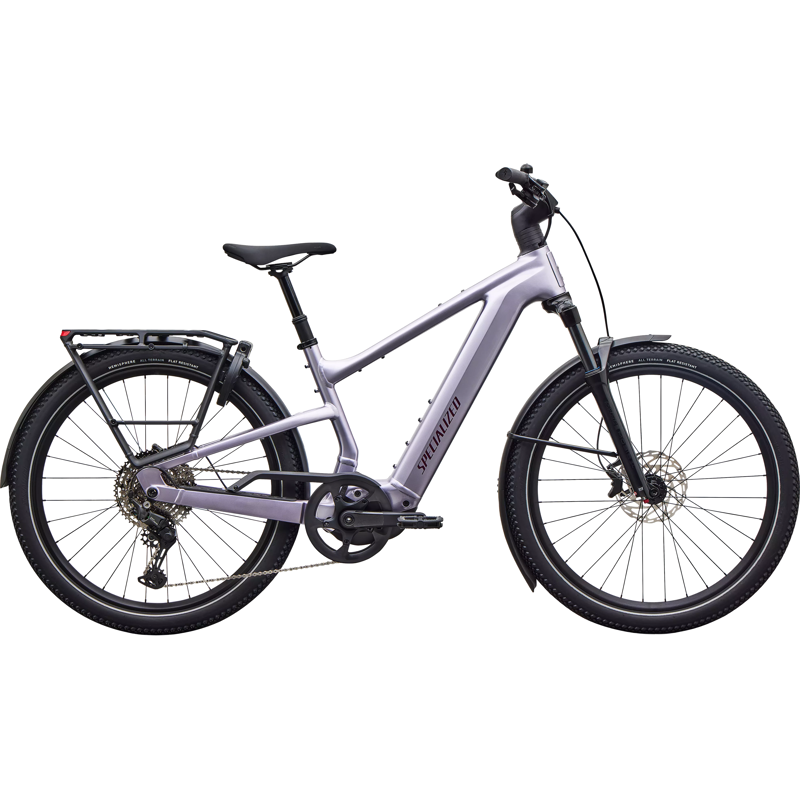 Balfes Bikes Specialized Vado 3 EVO 5.0 Electric Hybrid Bike 2027 in Gloss Amethyst Frost Metallic/Bordeaux Metallic | Free postage over £30, £10 off first order, price match & 0% finance.