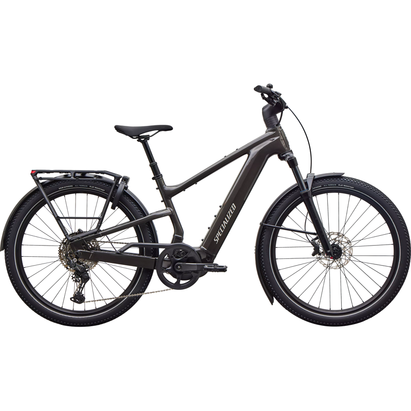 Balfes Bikes Specialized Vado 3 EVO 5.0 Electric Hybrid Bike 2027 in Gloss Metallic Obsidian/Dolomite Metallic | Free postage over £30, £10 off first order, price match & 0% finance.