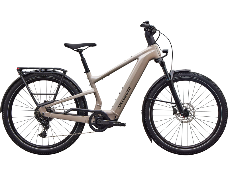 Specialized Vado 3 EVO 4.0 Electric Hybrid Bike 2027 in Gloss Sandstone Metallic/Warm Smoke Metallic