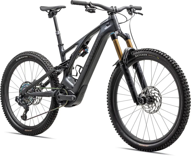 Specialized S-Works Turbo Levo Electric Full Suspension Mountain Bike 2024 in Black/Chrome-1