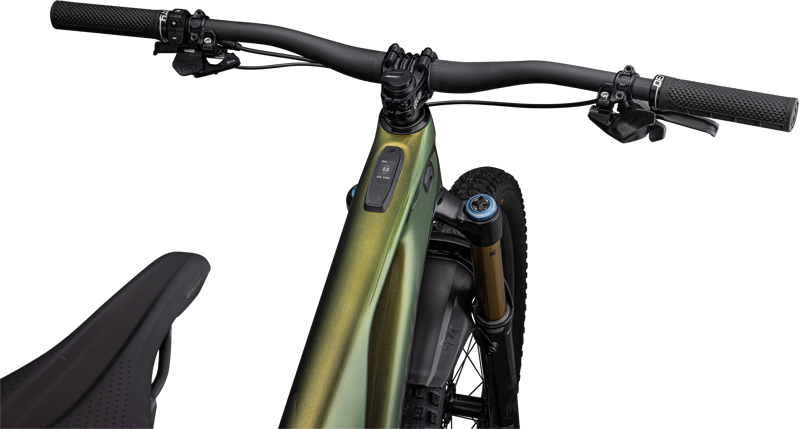 Specialized S-Works Turbo Levo Full Suspension Electric Mountain Bike 2024 in Gold Pearl-3