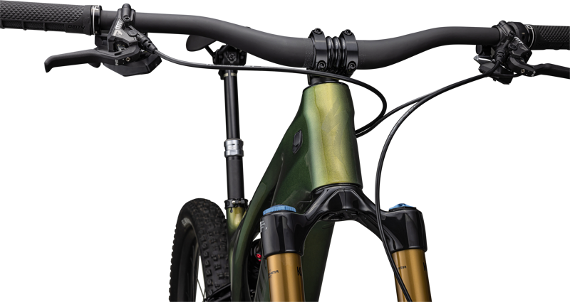 Specialized S-Works Turbo Levo Electric Full Suspension Mountain Bike 2025 in Gold/Carbon-3