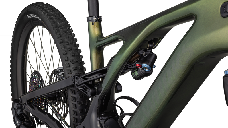 Specialized S-Works Turbo Levo Full Suspension Electric Mountain Bike 2024 in Gold Pearl-4