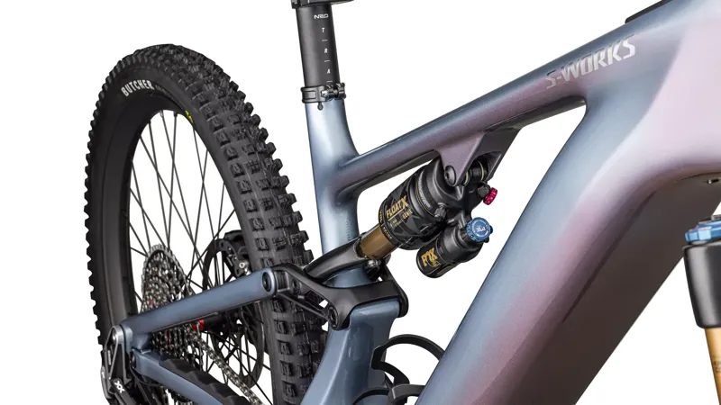 Specialized S-Works Turbo Levo 4 Carbon Electric Full Suspension MTB 2026 in Gloss Glacial Metallic-5