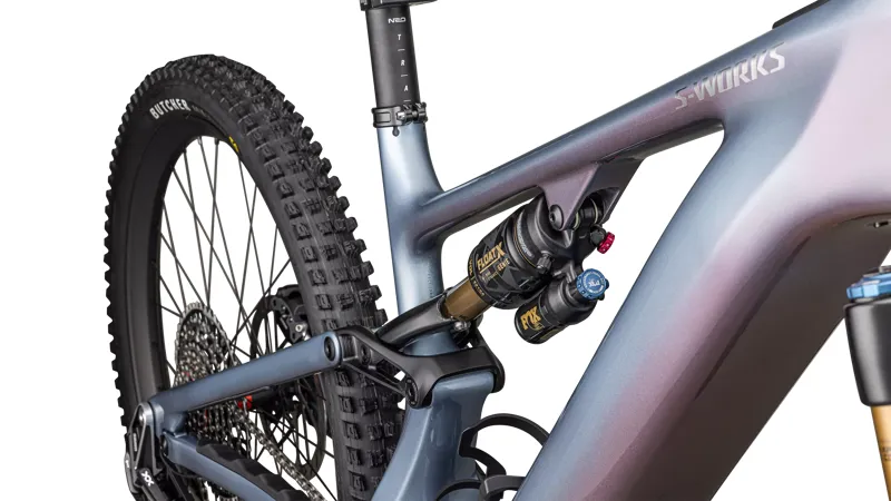 Specialized S-Works Turbo Levo 4 Carbon Electric Full Suspension MTB 2026 in Gloss Glacial Metallic-5