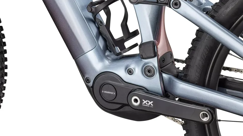 Specialized S-Works Turbo Levo 4 Carbon Electric Full Suspension MTB 2026 in Gloss Glacial Metallic-6