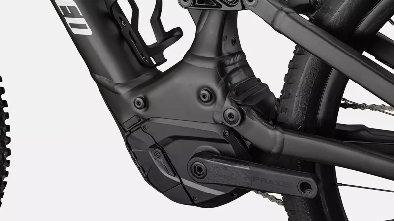 Specialized Turbo Levo Alloy Full Suspension Electric Mountain Bike 2024 in Satin Dark Moss Green Dune White-7