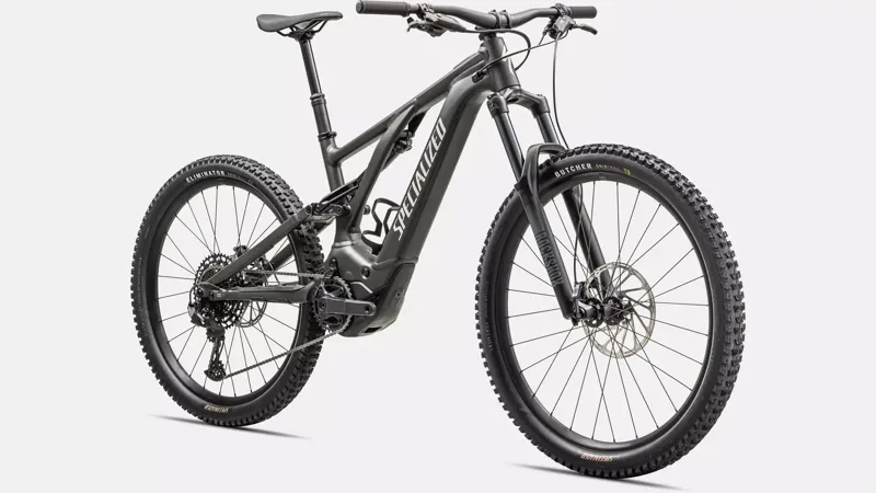Specialized Turbo Levo Alloy Full Suspension Electric Mountain Bike 2024 in Satin Dark Moss Green Dune White-2