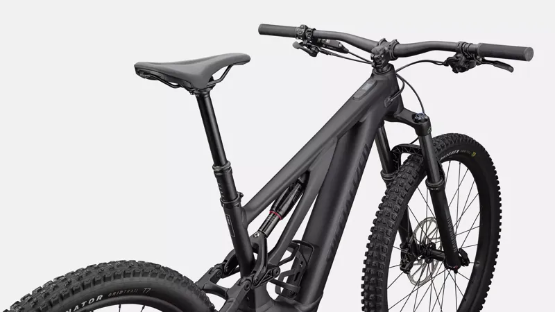 Specialized Turbo Levo Alloy Full Suspension Electric Mountain Bike 2024 in Black Light Silver Black-4