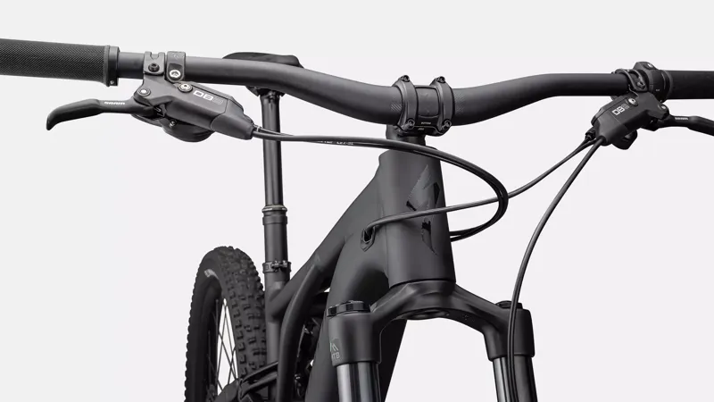 Specialized Turbo Levo Alloy Full Suspension Electric Mountain Bike 2024 in Black Light Silver Black-5