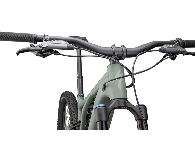 Specialized Turbo Levo Comp Alloy Electric Full Suspension Mountain Bike 2025 in Sage Green/Cool Grey/Bla-4