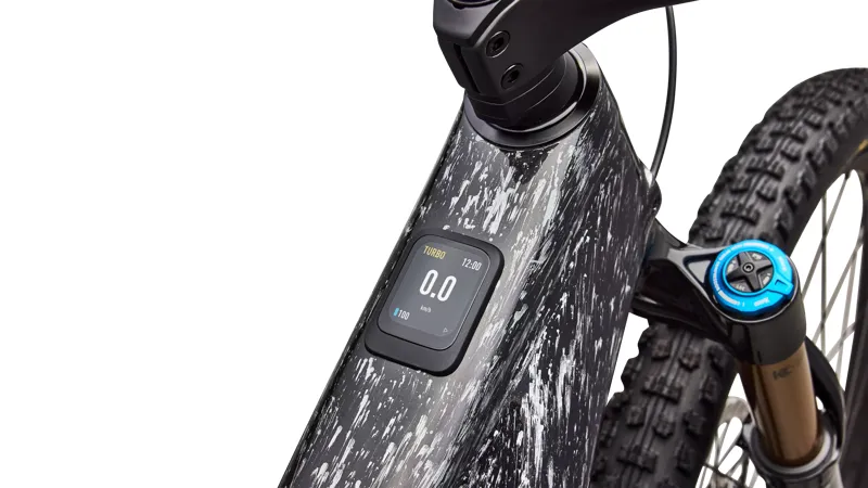 Specialized S-Works Levo R Electric Full Suspension Mountain Bike 2026 in Gloss Shadow Silver / Blended Speckle Over Carbon Dust / Silver Dust-8