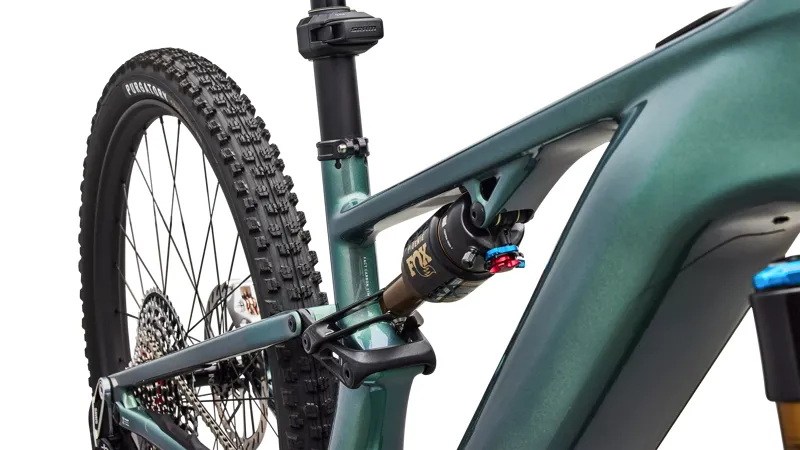 Specialized S-Works Levo R Electric Full Suspension Mountain Bike 2026 in Gloss Premium Fjord Metallic/White-5