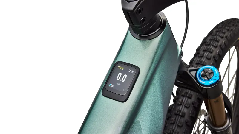 Specialized S-Works Levo R Electric Full Suspension Mountain Bike 2026 in Gloss Premium Fjord Metallic/White-8