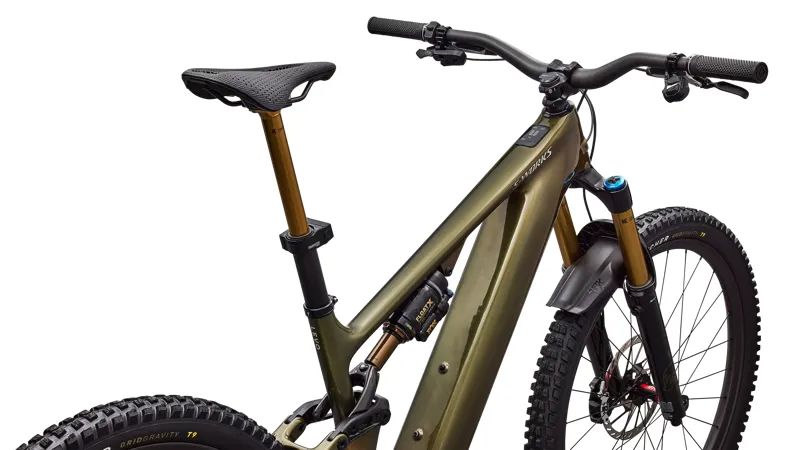 Specialized S-Works Turbo Levo 4 Carbon Electric Full Suspension MTB 2026 in Gloss Laurel Green-3