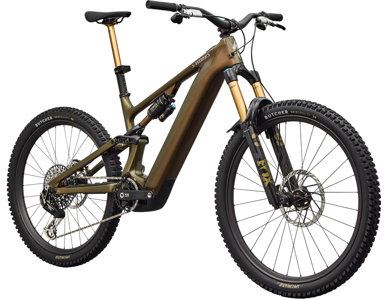 Specialized S-Works Turbo Levo 4 Carbon Electric Full Suspension MTB 2026 in Gloss Laurel Green-1