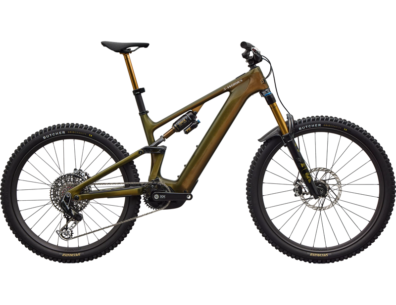 Specialized S-Works Turbo Levo 4 Carbon Electric Full Suspension MTB 2026 in Gloss Laurel Green