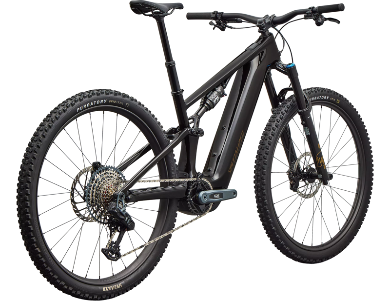 Specialized Levo R Expert Electric Full Suspension Mountain Bike 2026 in Gloss Carbon / Burnt Gold Metallic-2