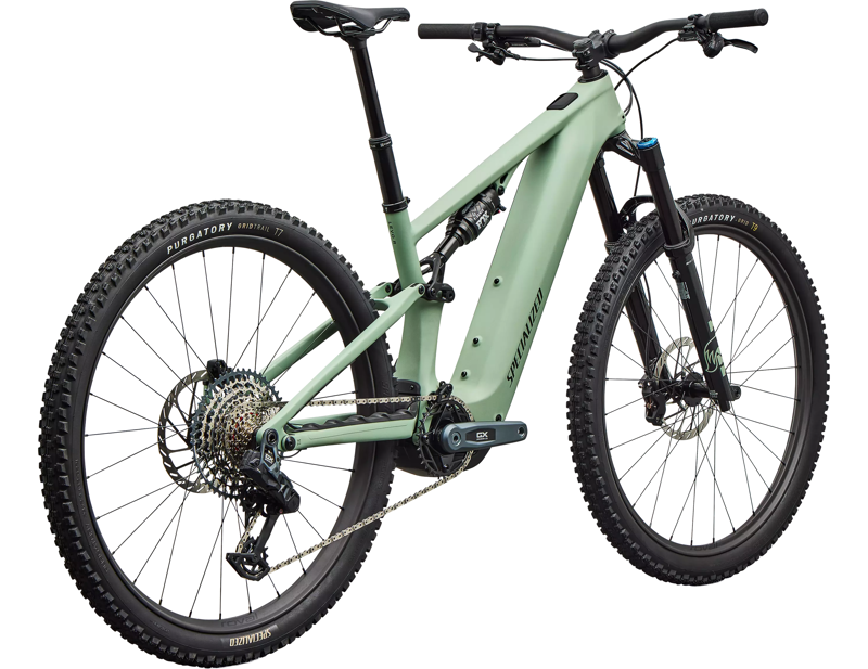 Specialized Levo R Expert Electric Full Suspension Mountain Bike 2026 in Satin Pistachio / Dark Moss Green-1
