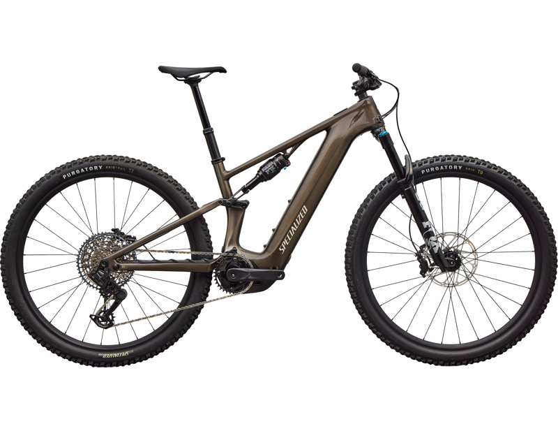 Specialized Levo R Comp Electric Full Suspension Mountain Bike 2026 in Gloss Gunmetal / White Mountains