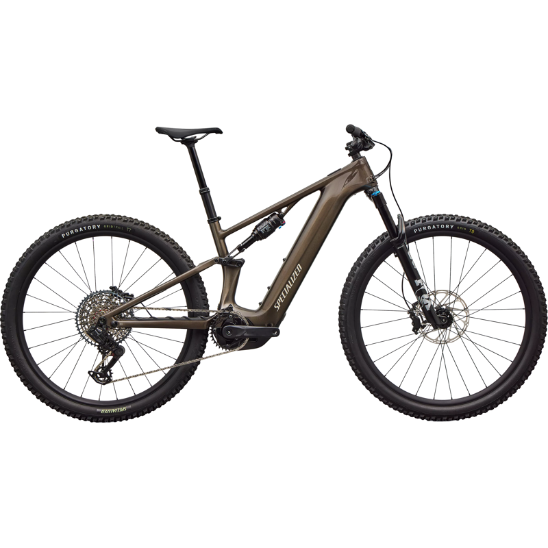 Balfes Bikes Specialized Levo R Comp Electric Full Suspension Mountain Bike 2026 in Gloss Gunmetal / White Mountains | Free postage over £30, £10 off first order, price match & 0% finance.