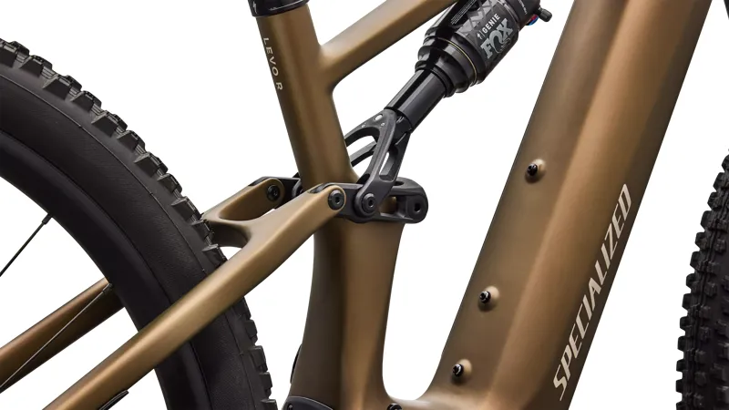 Specialized Levo R Comp Electric Full Suspension Mountain Bike 2026 in Satin Burnt Gold Metallic / Sandstone Metallic-7