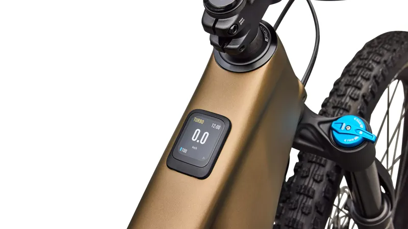 Specialized Levo R Comp Electric Full Suspension Mountain Bike 2026 in Satin Burnt Gold Metallic / Sandstone Metallic-8