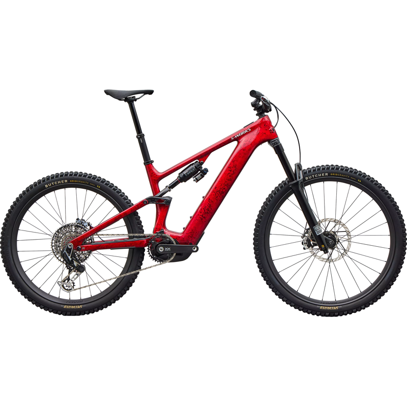Balfes Bikes Specialized S-Works Turbo Levo 4 Carbon Electric Full Suspension Mountain Bike 2027 in Gloss Red | Free postage over £30, £10 off first order, price match & 0% finance.