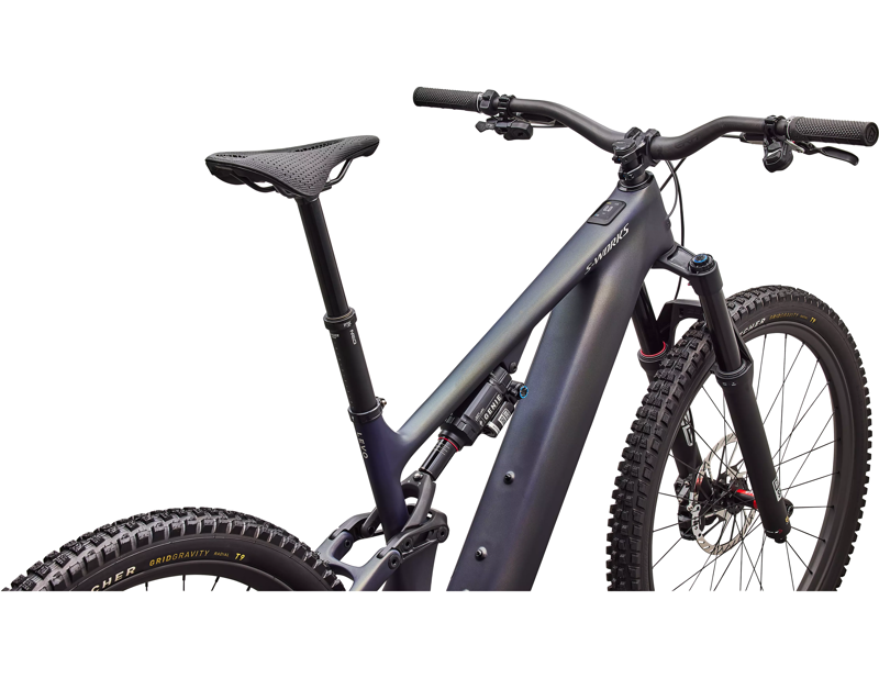 Specialized S-Works Turbo Levo 4 Carbon Electric Full Suspension Mountain Bike 2027 in Satin Blue Tint-3