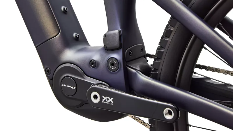 Specialized S-Works Turbo Levo 4 Carbon Electric Full Suspension Mountain Bike 2027 in Satin Blue Tint-4