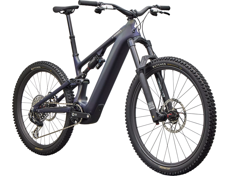 Specialized S-Works Turbo Levo 4 Carbon Electric Full Suspension Mountain Bike 2027 in Satin Blue Tint-2