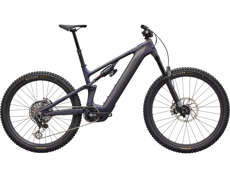 Specialized S-Works Turbo Levo 4 Carbon Electric Full Suspension Mountain Bike 2027 in Satin Blue Tint