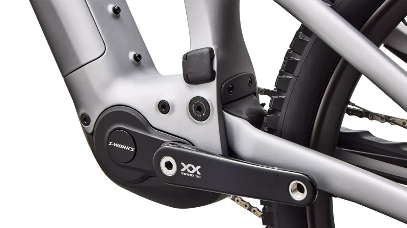Specialized S-Works Turbo Levo 4 Carbon Electric Full Suspension Mountain Bike 2027 in Satin Silver Dust-4