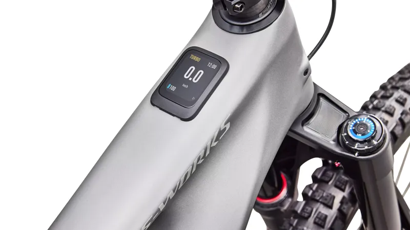 Specialized S-Works Turbo Levo 4 Carbon Electric Full Suspension Mountain Bike 2027 in Satin Silver Dust-7