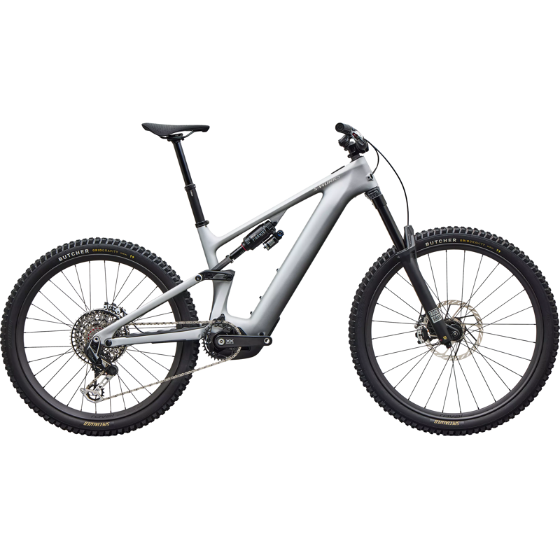 Balfes Bikes Specialized S-Works Turbo Levo 4 Carbon Electric Full Suspension Mountain Bike 2027 in Satin Silver Dust | Free postage over £30, £10 off first order, price match & 0% finance.