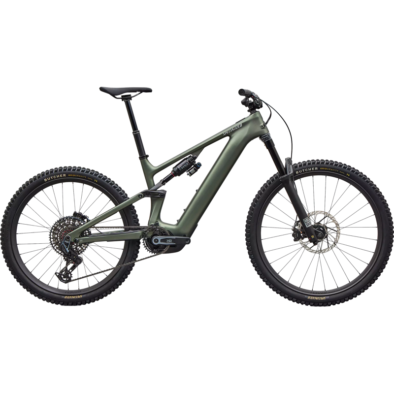 Balfes Bikes Specialized Turbo Levo 4 Pro Electric Carbon Full Suspension MTB 2027 in Satin Bottle Green | Free postage over £30, £10 off first order, price match & 0% finance.