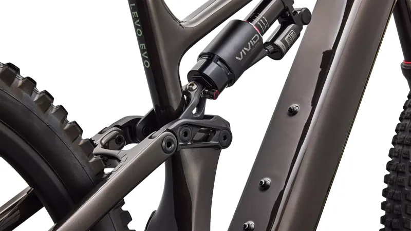 Specialized Levo Comp Evo Electric Full Suspension Mountain Bike 2027 in Gloss Warm Smoke/Pistachio-7