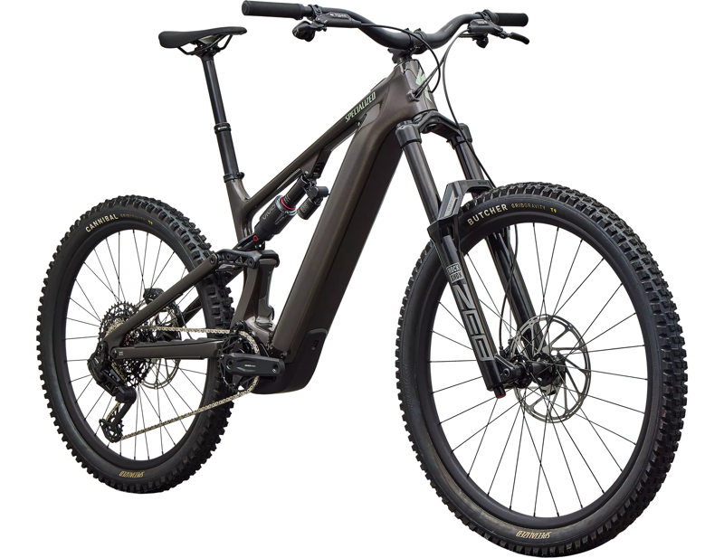 Specialized Levo Comp Evo Electric Full Suspension Mountain Bike 2027 in Gloss Warm Smoke/Pistachio-1