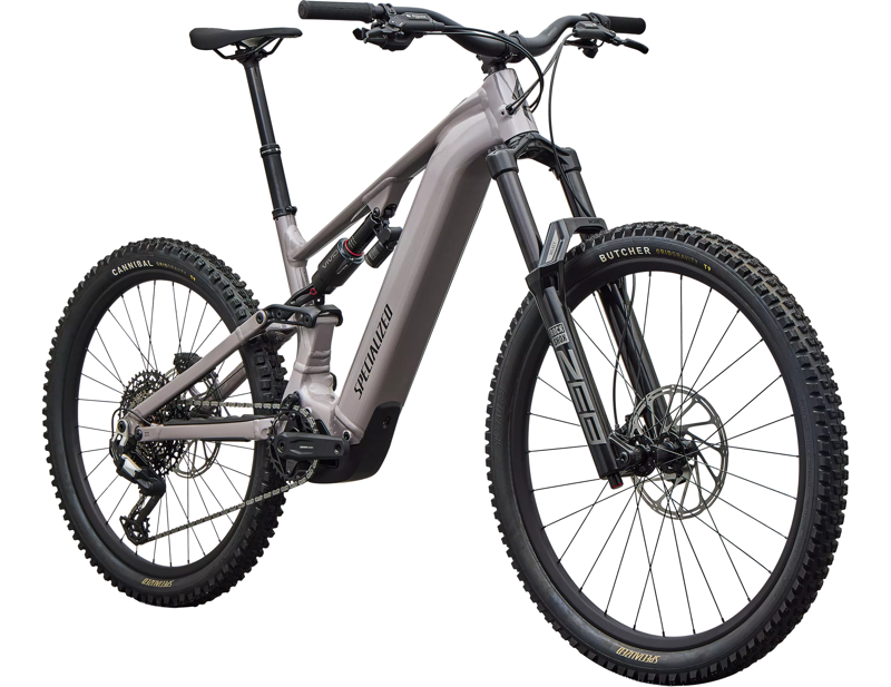 Specialized Levo Comp Evo Alloy Electric Full Suspension Mountain Bike 2027 in Gloss Desert Metallic/Metallic Obsidian-1