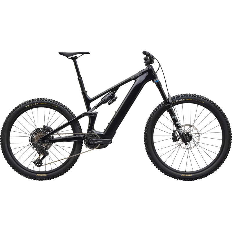 Balfes Bikes Specialized Turbo Levo 4 Comp AXS Carbon Electric Mountain Bike 2027 in Gloss Black/Cool Grey | Free postage over £30, £10 off first order, price match & 0% finance.