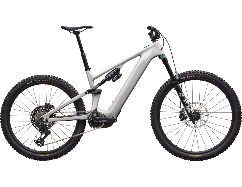 Specialized Turbo Levo 4 Comp AXS Carbon Electric Mountain Bike 2027 in Gloss Dolomite/Shadow Silver