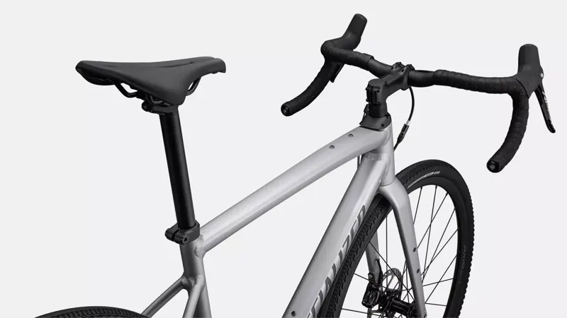 Specialized Diverge Comp E5 Gravel Bike 2025 in Satin Silver Dust/Smoke-3