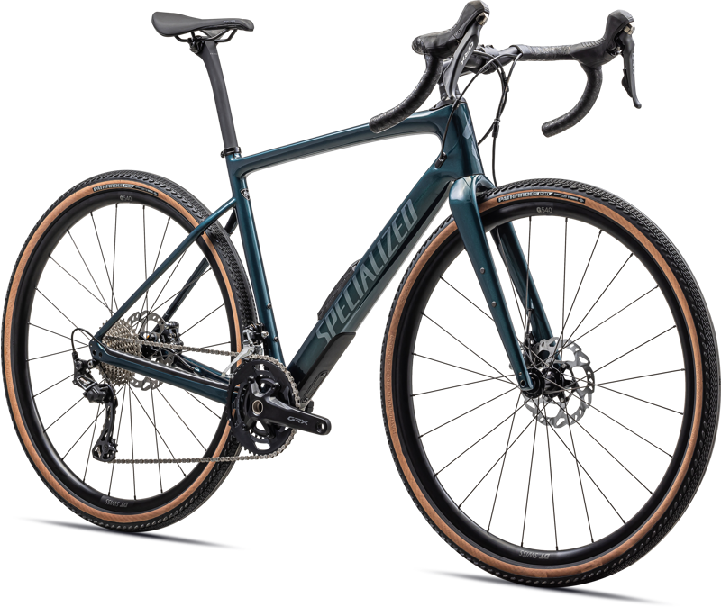 Specialized Diverge Comp Carbon Gravel Bike 2023 in Deep Lake Granite/Pearl-1