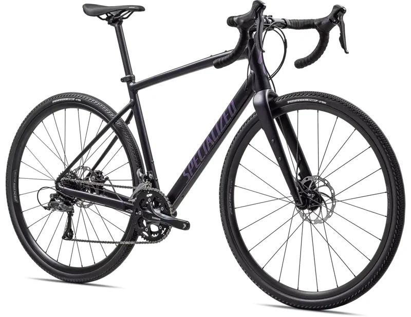 Specialized Diverge E5 Gravel Bike 2024 in Satin Midnight Shadow/Violet Pearl -1