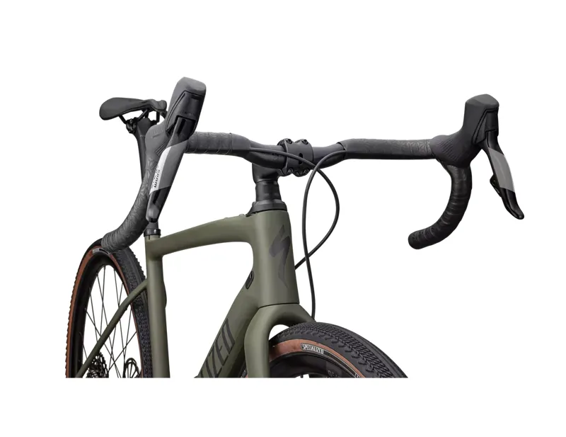 Specialized Diverge Comp Carbon Gravel Bike 2025 in Satin Oak Green/Smoke-4