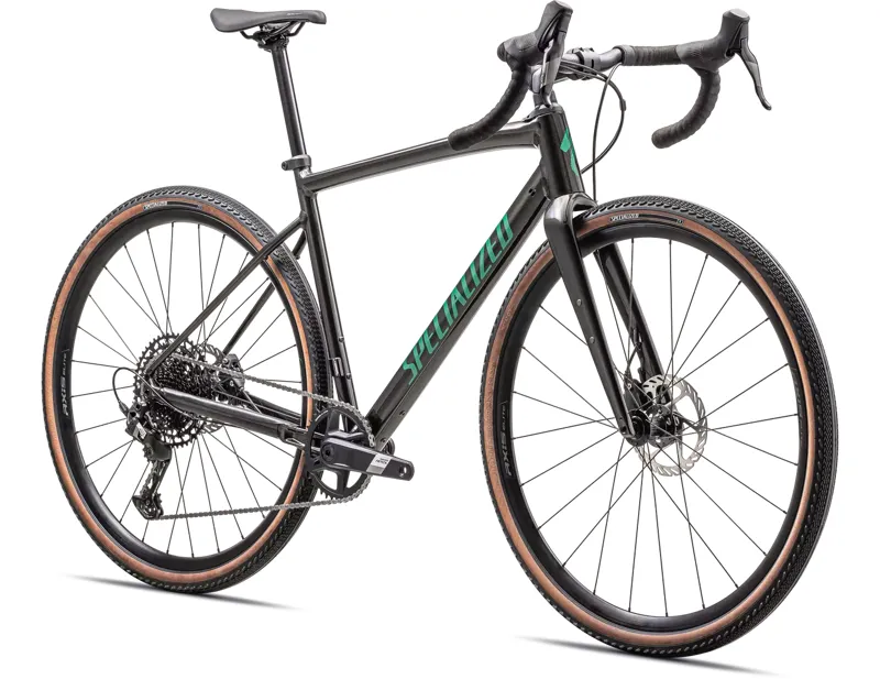 Specialized Diverge Comp E5 Gravel Bike 2025 in Metallic Obsidian/Pine Green-1